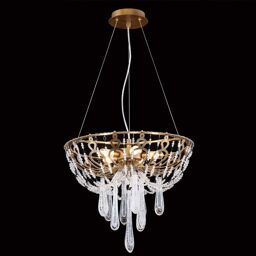 RP168234S Pearl GOLD+Clear подвесной светильник (PRIMA LUCE_W)